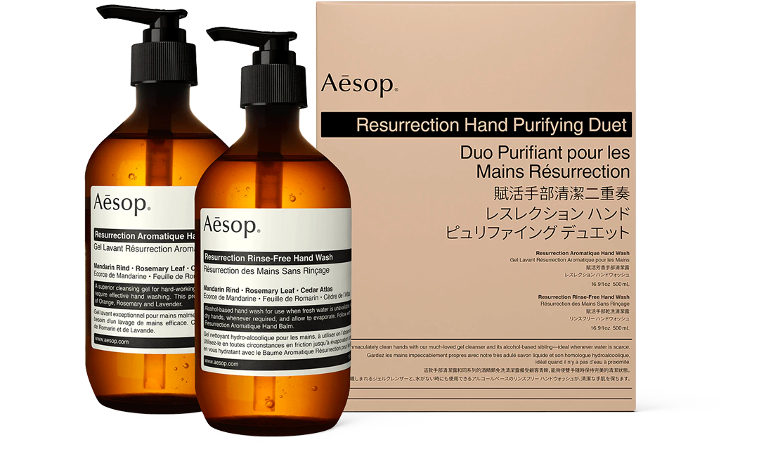 Resurrection HandPurifying Duet Aesop Malaysia